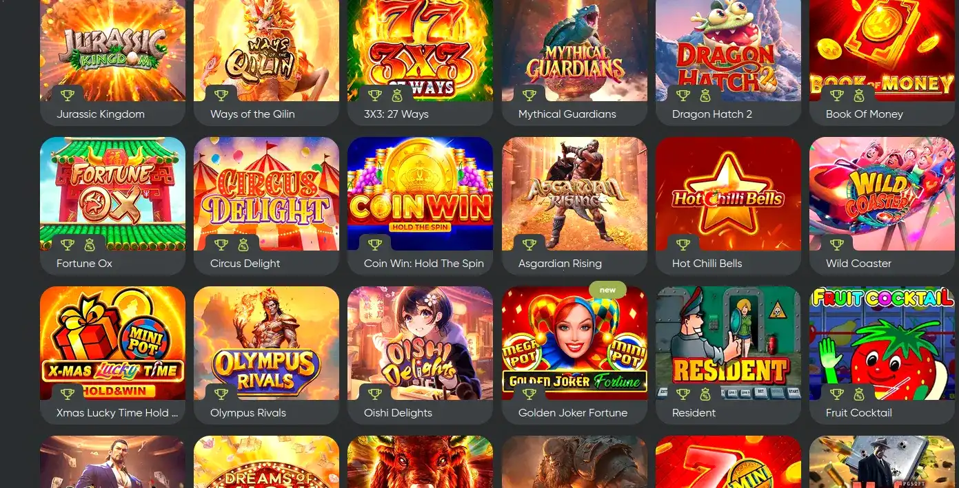 Мобильная версия Горилла казино